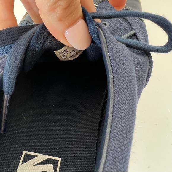 VANS Era Overply Vamp Dress Blue Sneakers Mens 10 - Picture 7 of 10